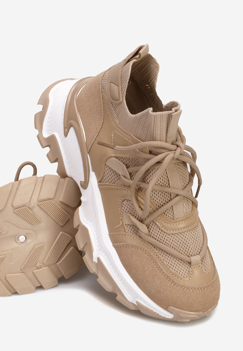 Khaki sneakersy damskie Andrasta