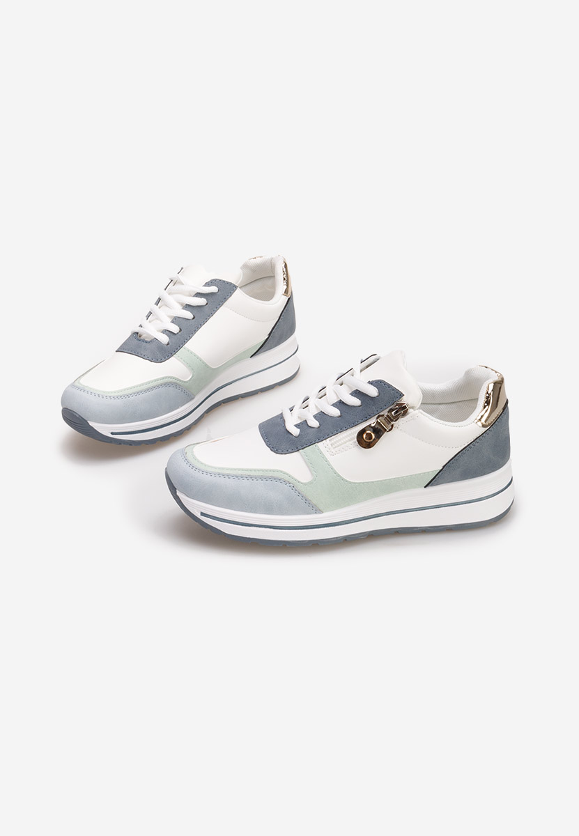 Niebieskie sneakersy damskie Positeia