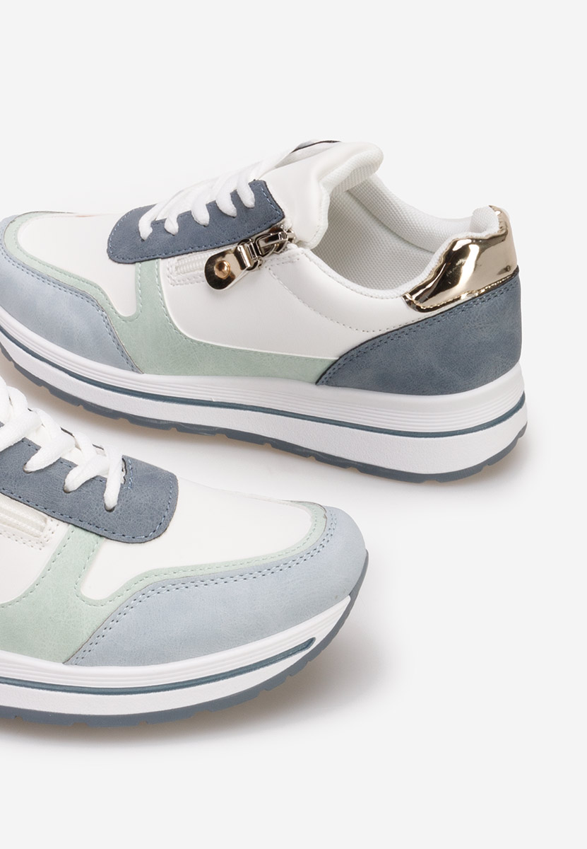 Niebieskie sneakersy damskie Positeia