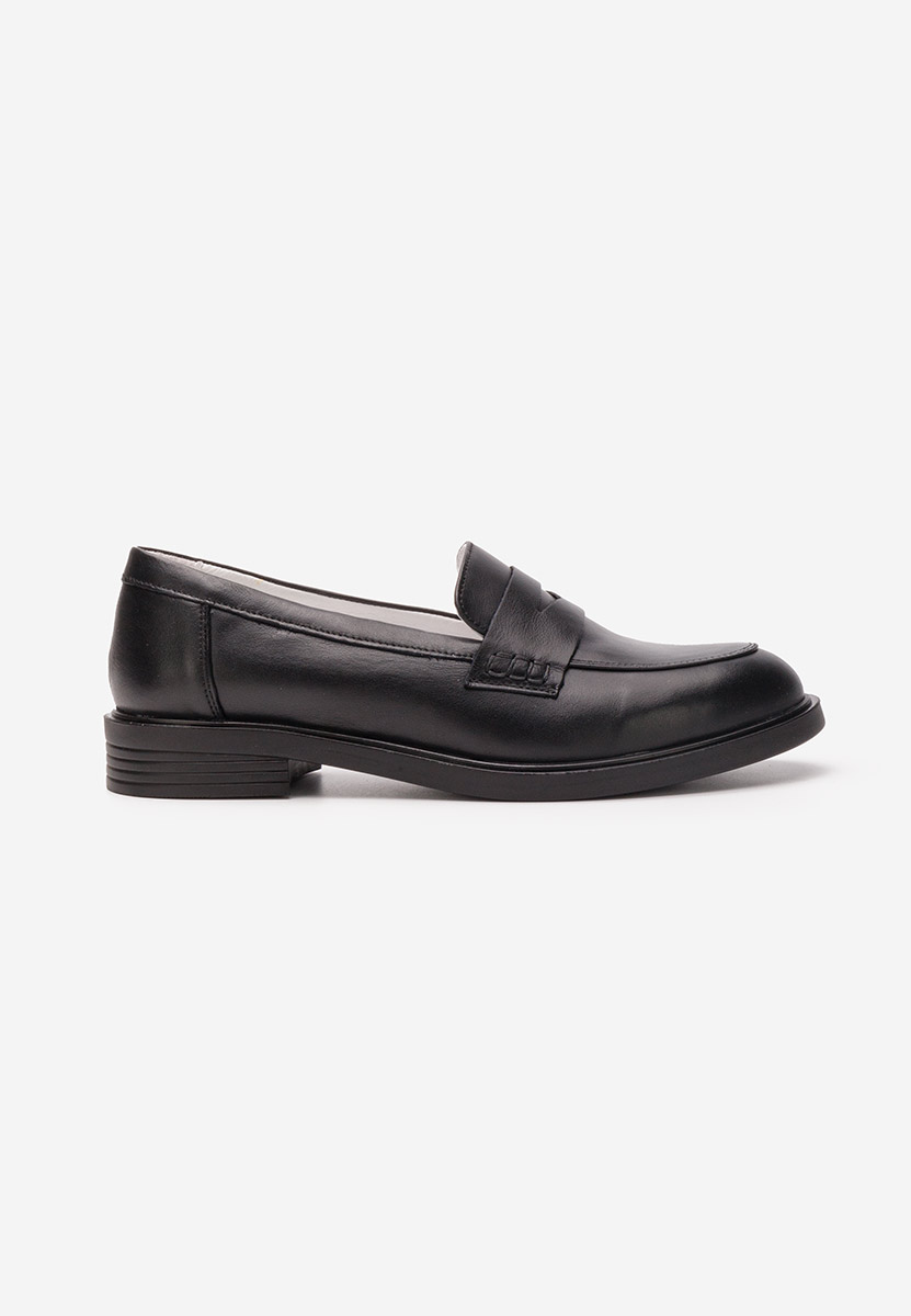 Czarne loafers damskie Zalaya V4