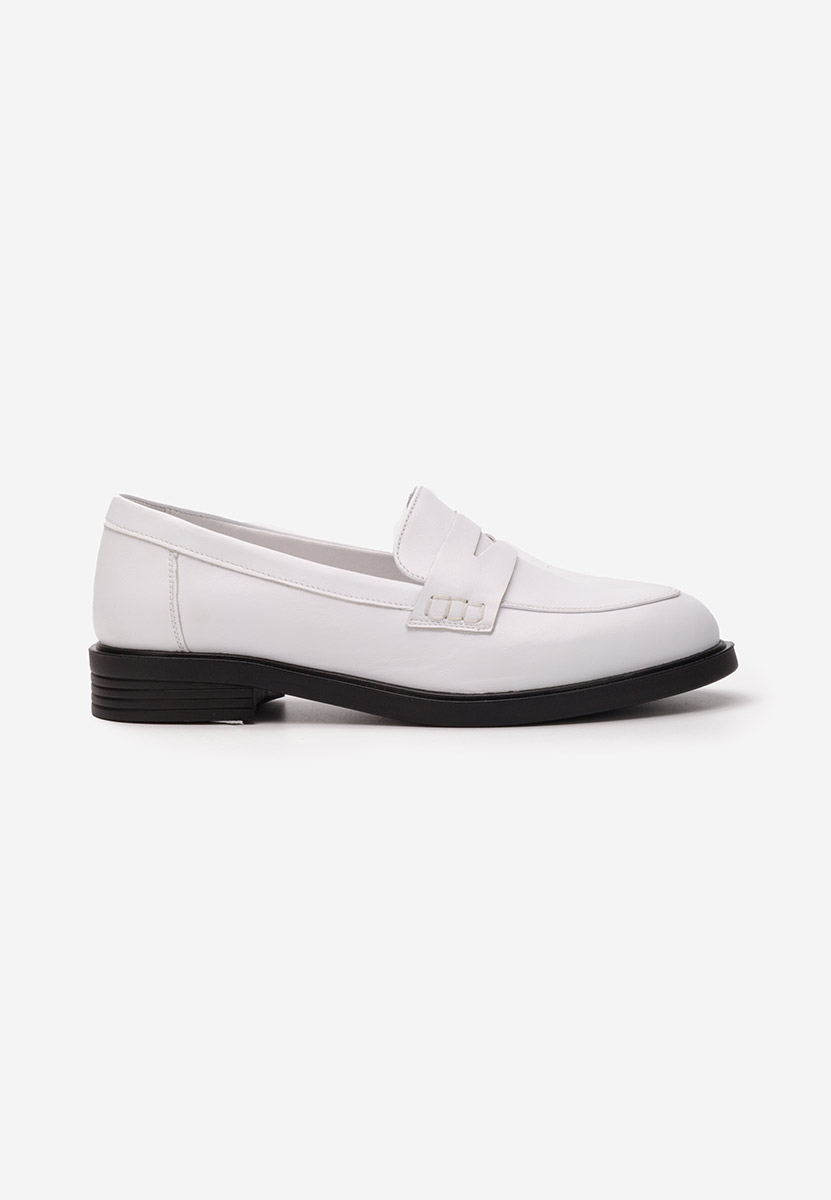 Białe loafers damskie Zalaya