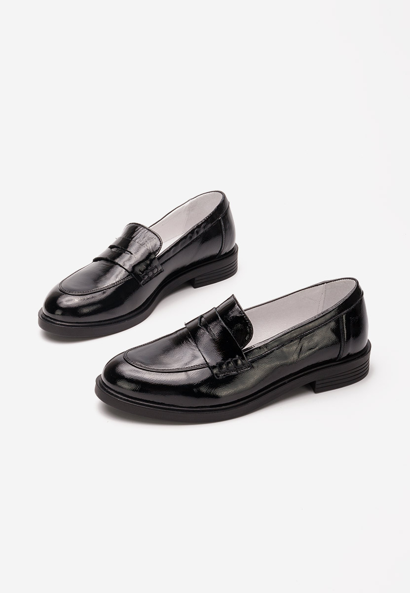 Czarne loafers damskie Zalaya V3