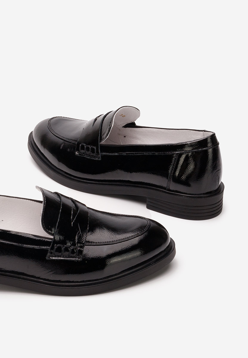 Czarne loafers damskie Zalaya V3