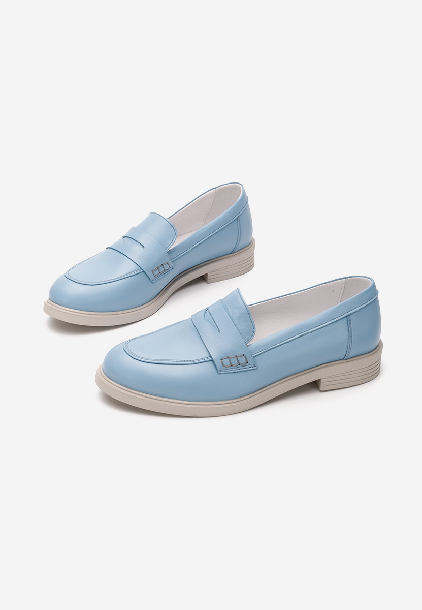 Niebieski loafers damskie Zalaya