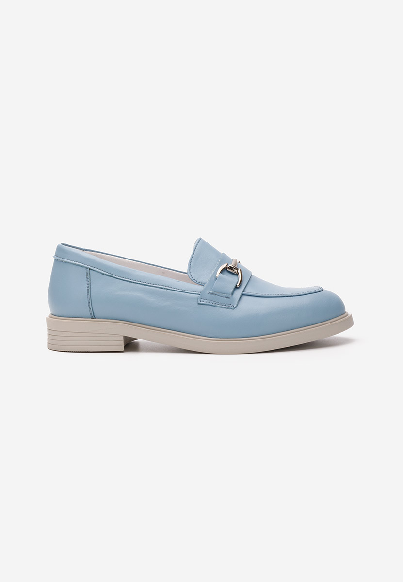 Niebieski loafers damskie Noreen