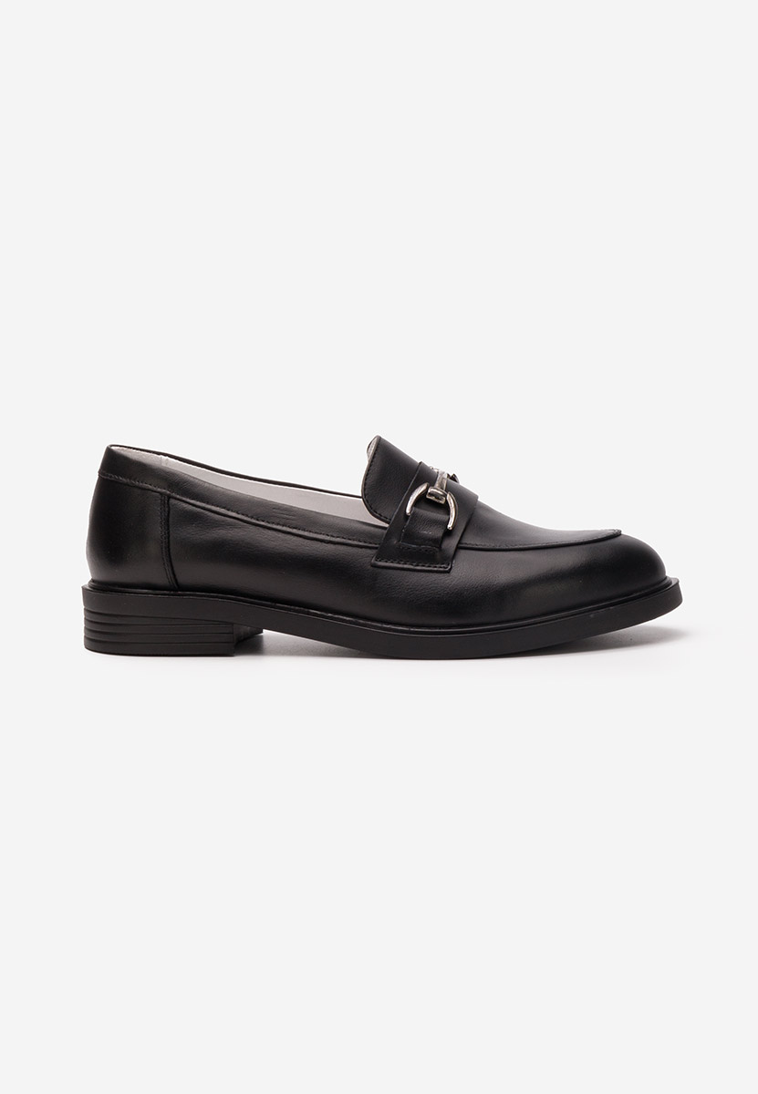 Czarne loafers damskie Noreen