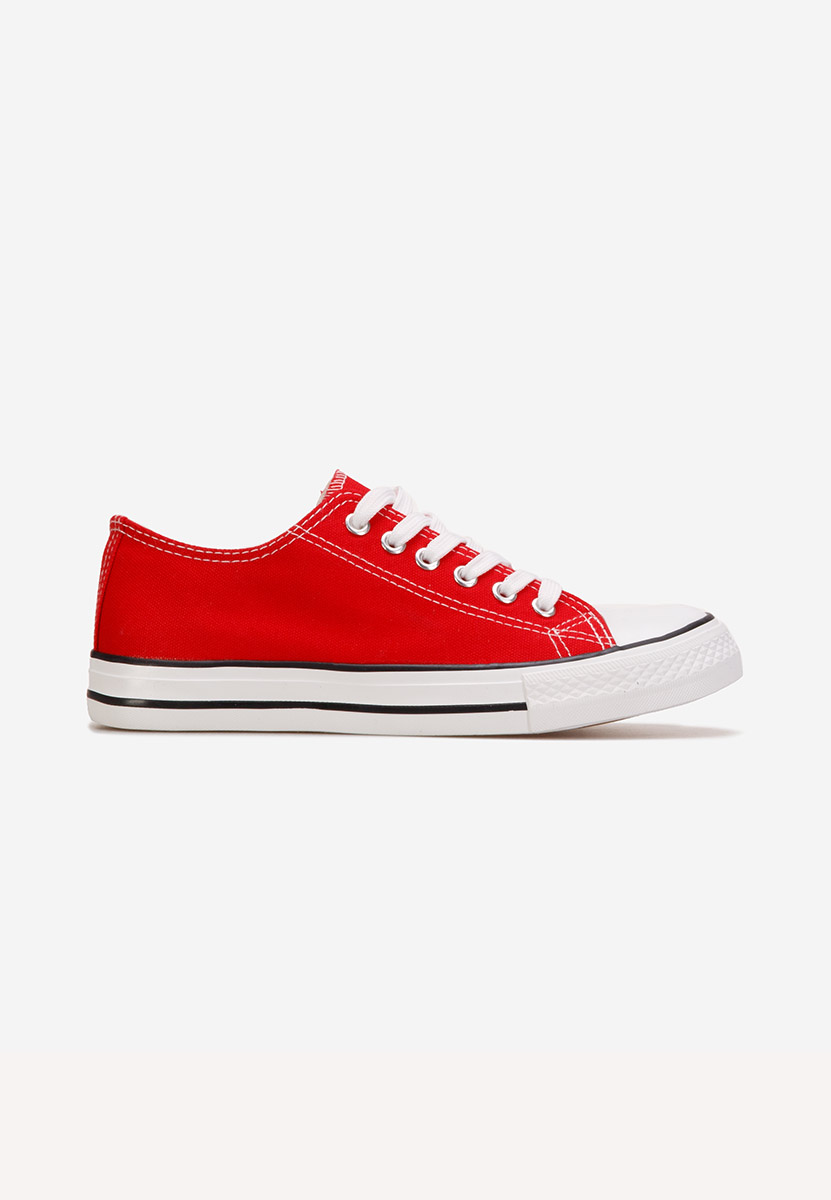 Czerwone trampki damskie Cavala