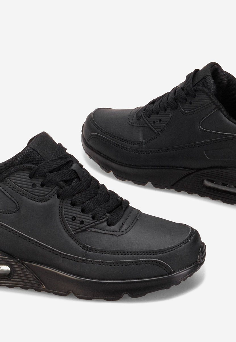 Czarne sneakersy damskie Novalesa