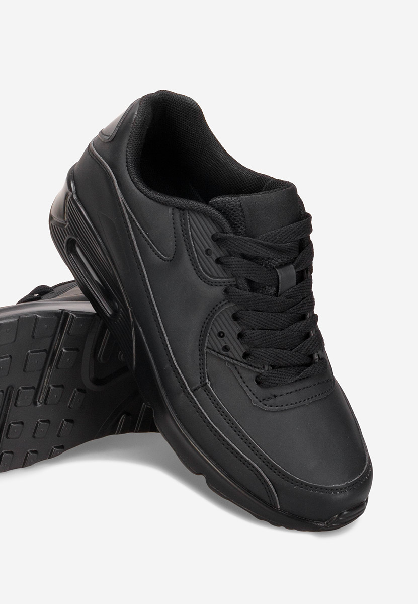 Czarne sneakersy damskie Novalesa