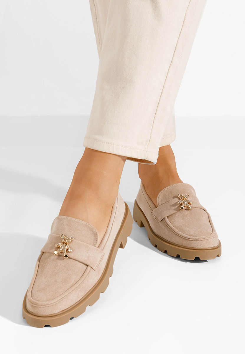 Khaki mokasyny damskie Onyama