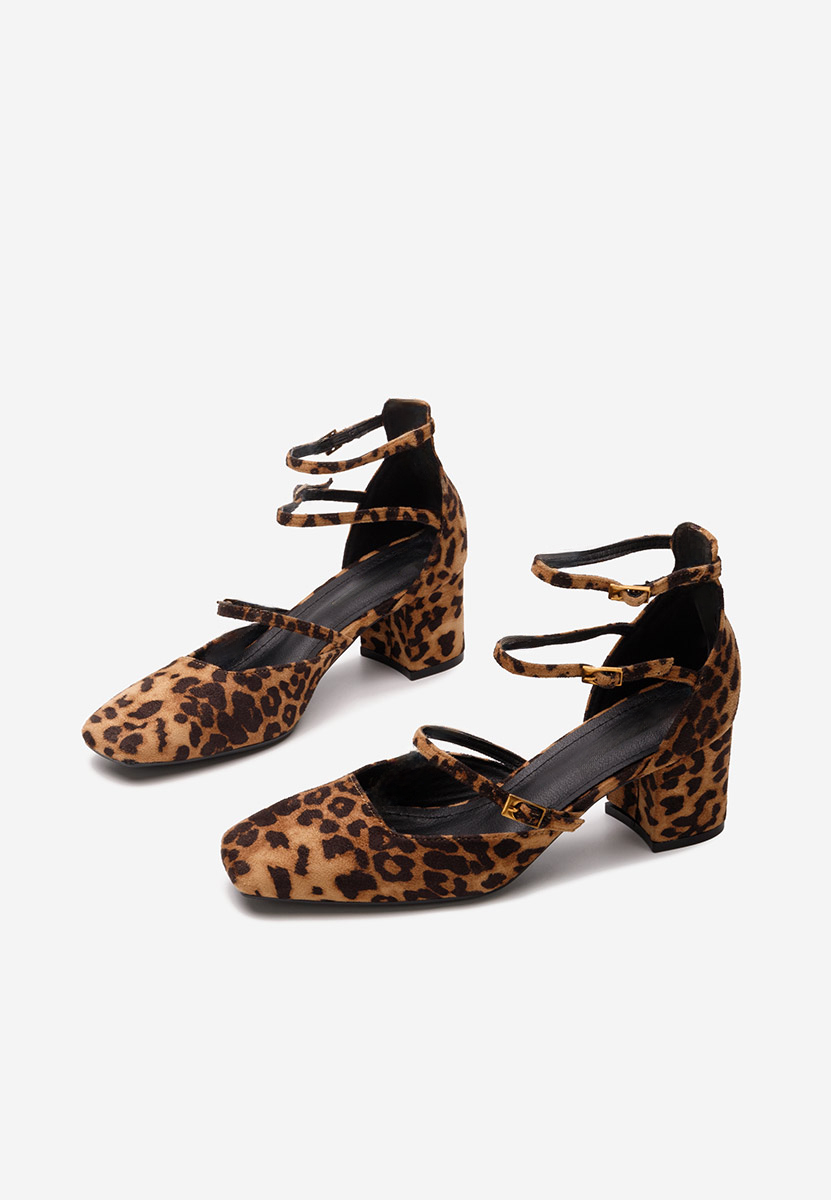 Panterkowe czółenka na słupku Demara V2