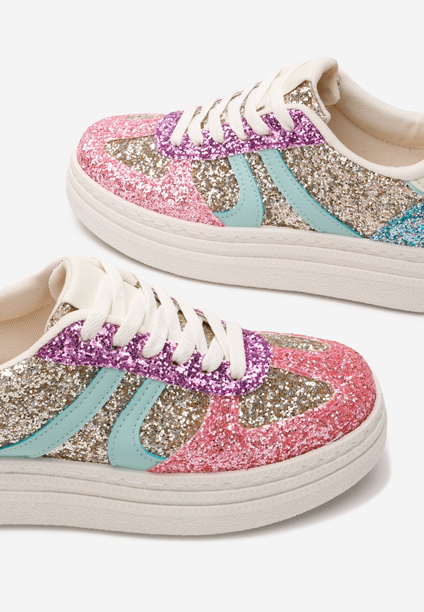 Wielokolorowy sneakersy damskie Zareena