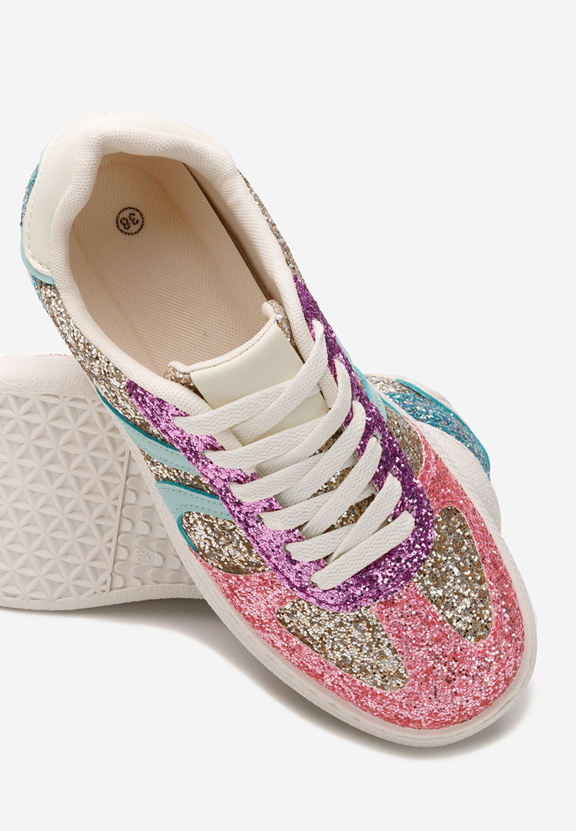 Wielokolorowy sneakersy damskie Zareena