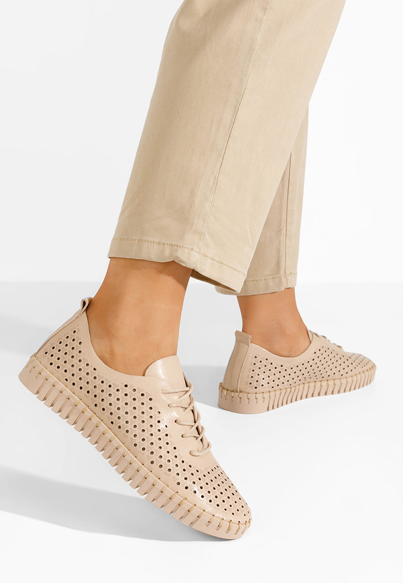 Khaki półbuty damskie Tonelia V2