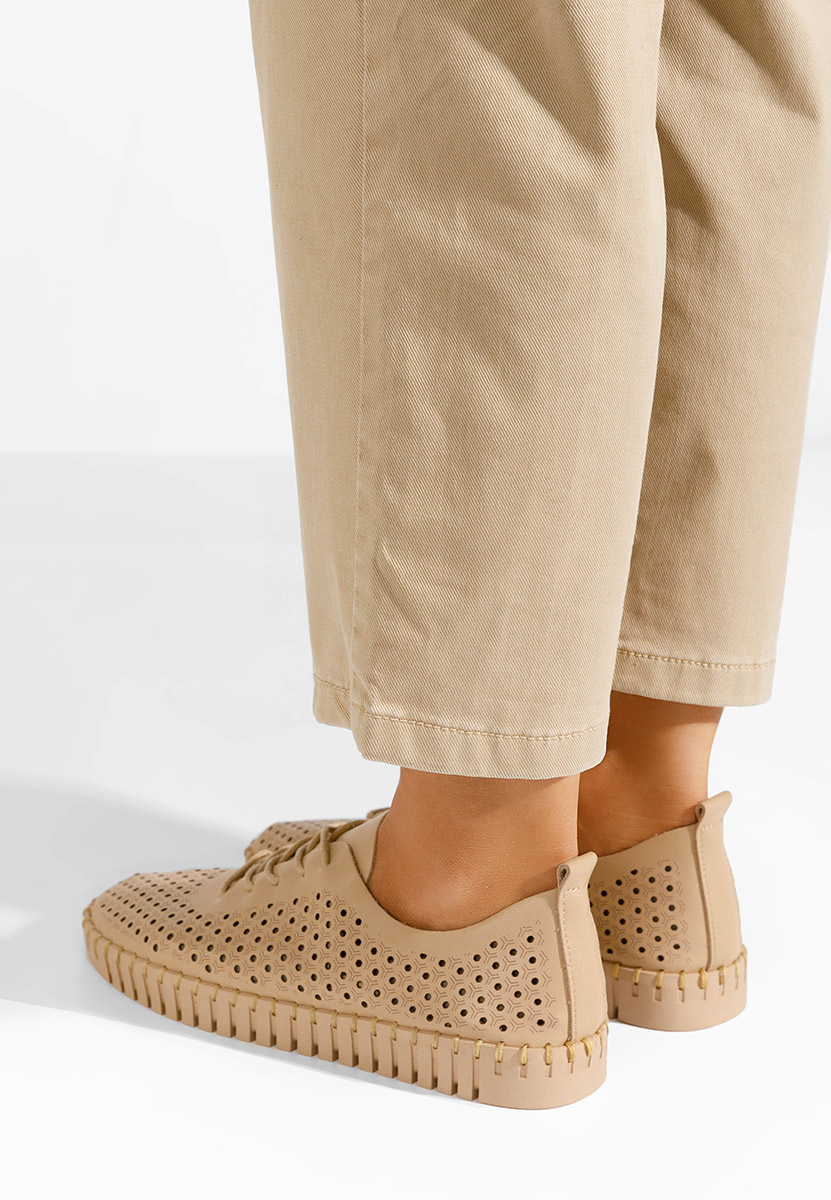 Khaki półbuty damskie Tonelia V2