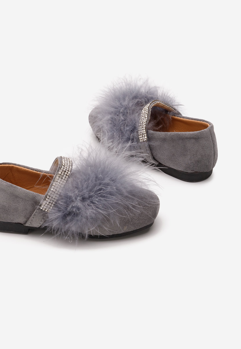 Szare półbuty dziewczęce Cassidee