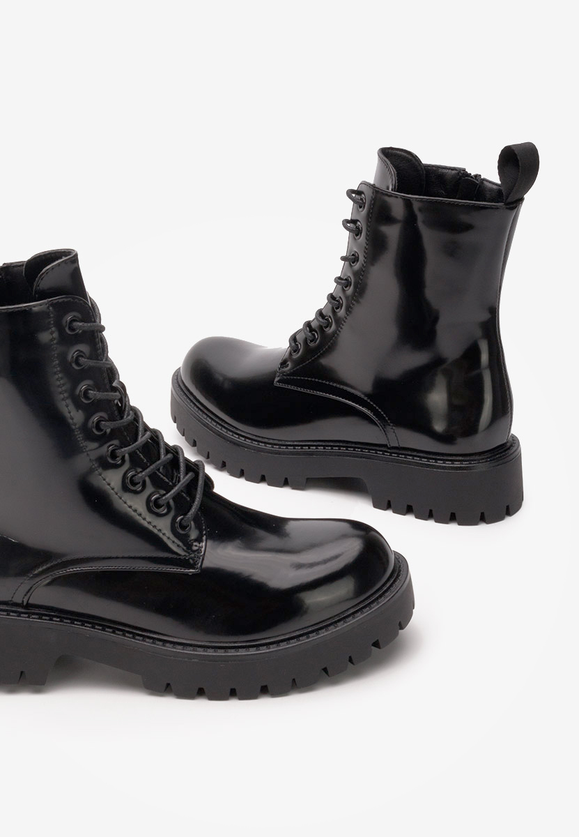 Czarne workery damskie Sarissa