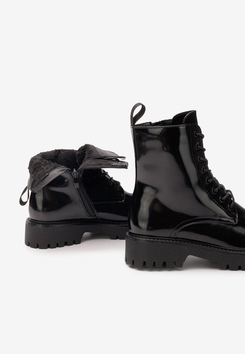 Czarne workery damskie Sarissa