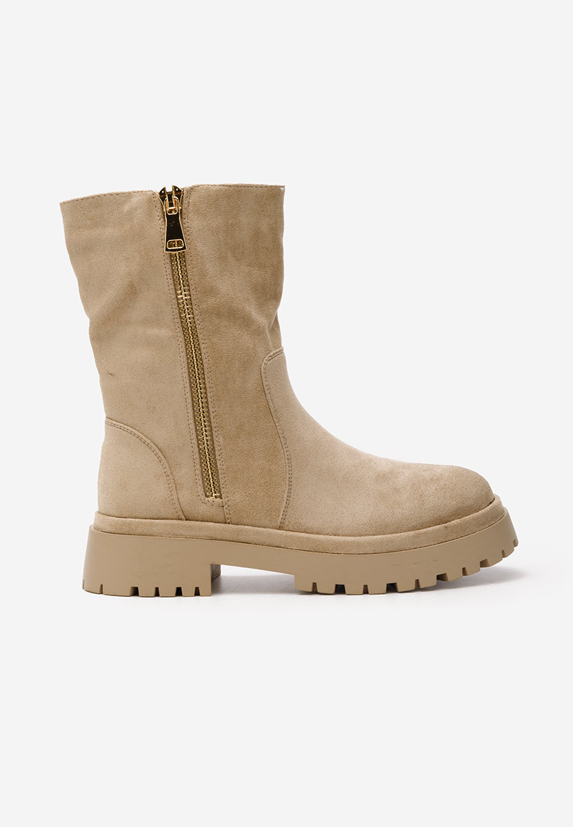 Khaki kozaki damskie Callidora