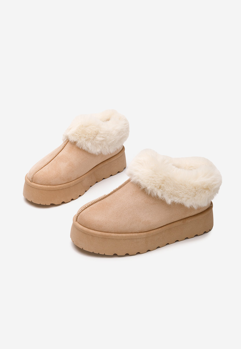 Khaki drewniaki Cozy