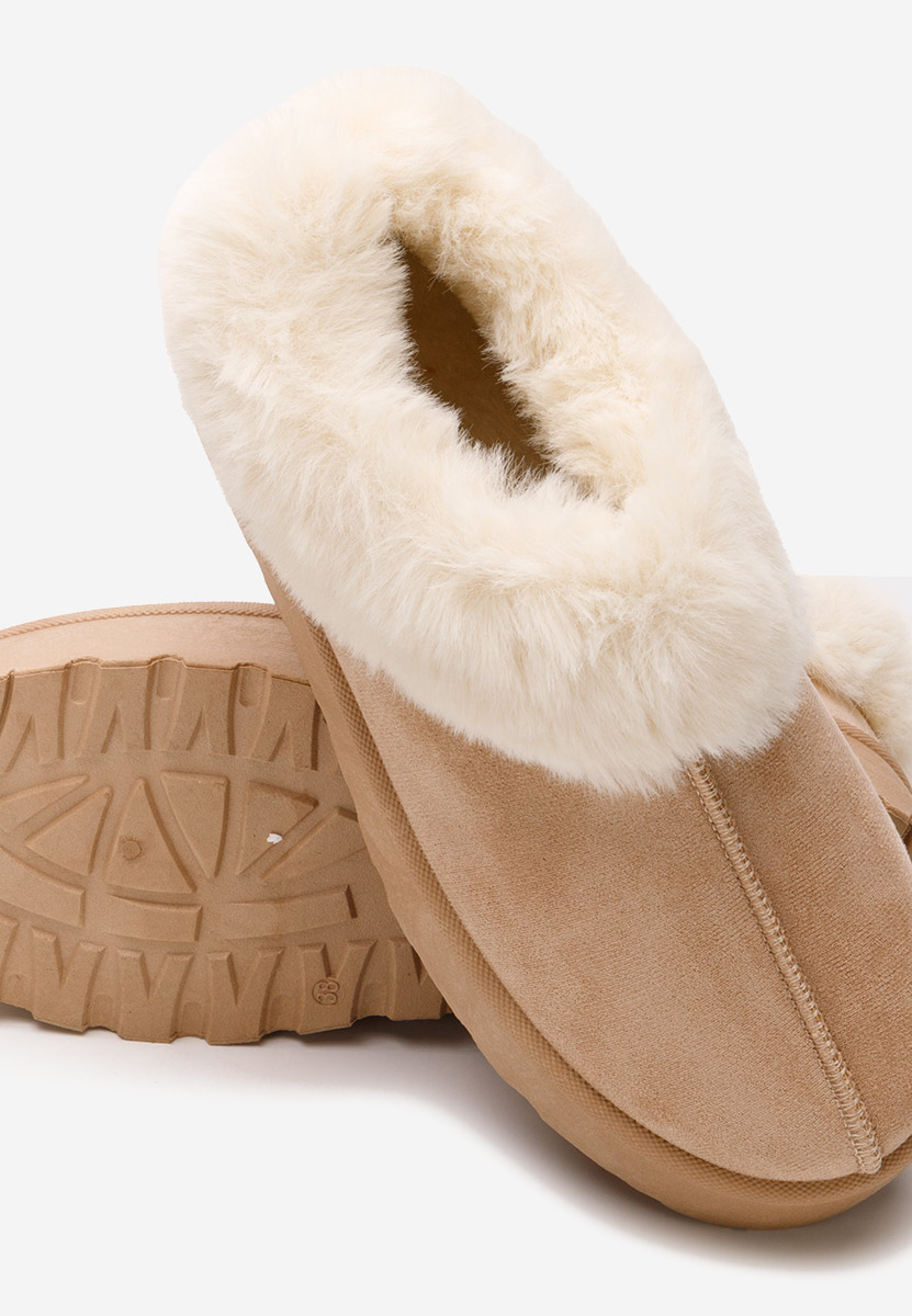 Khaki drewniaki Cozy