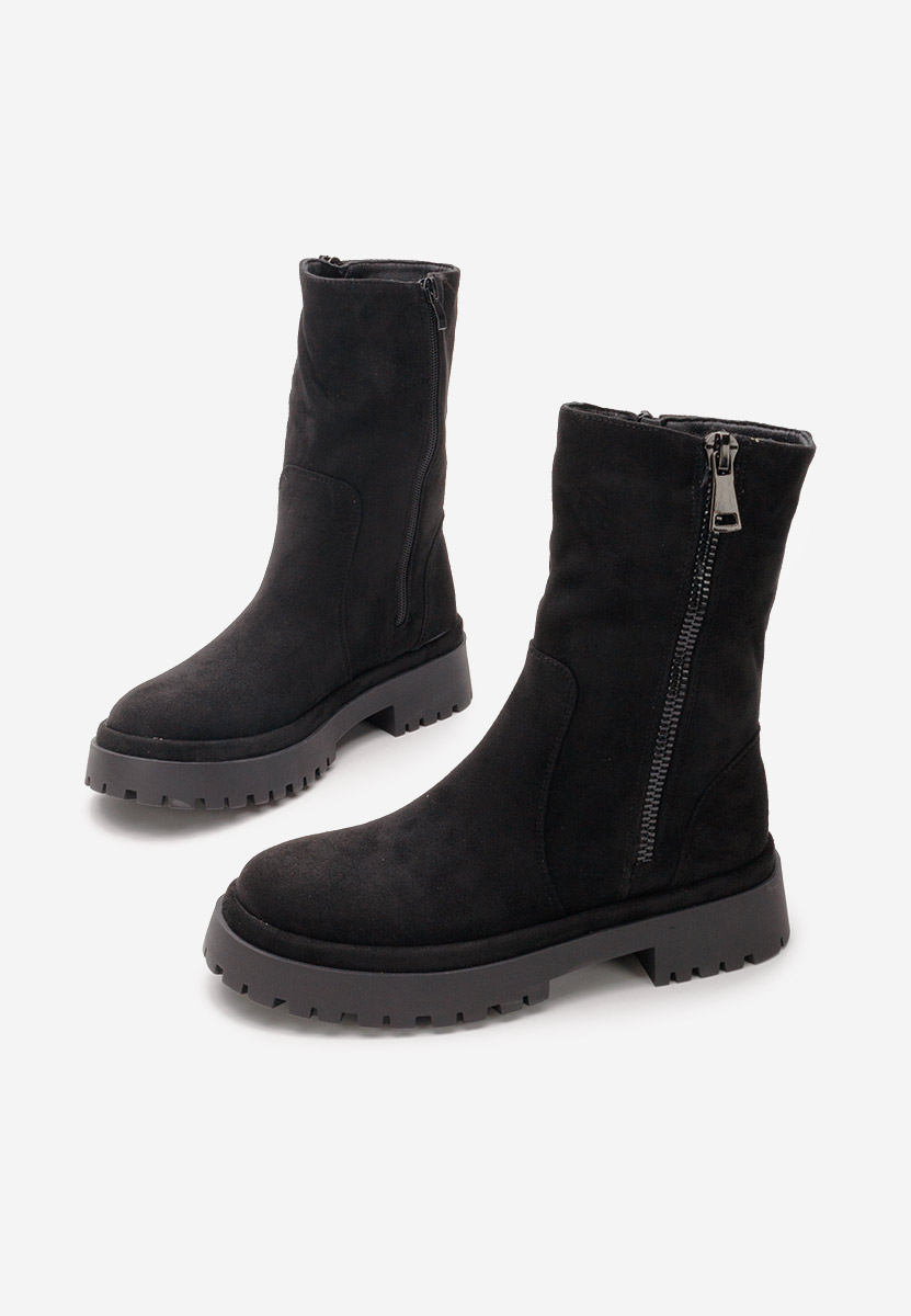 Czarne kozaki damskie Callidora