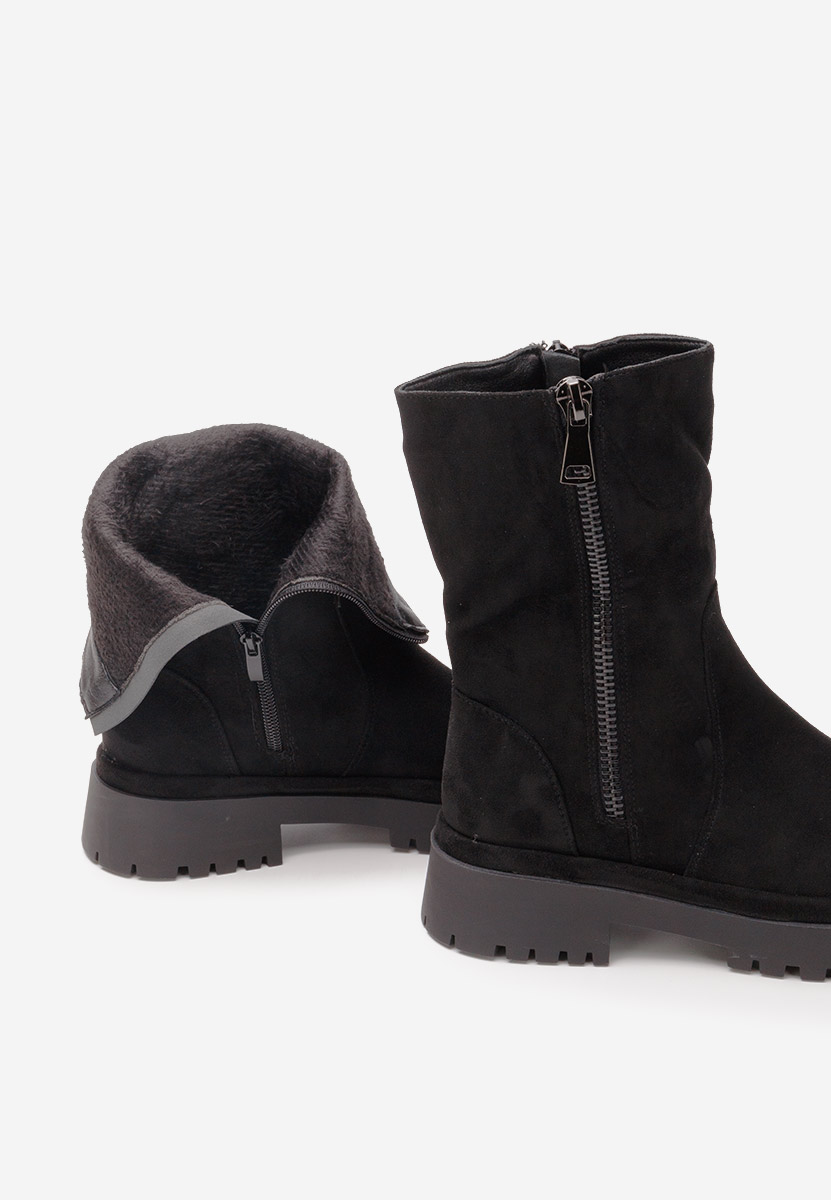 Czarne kozaki damskie Callidora