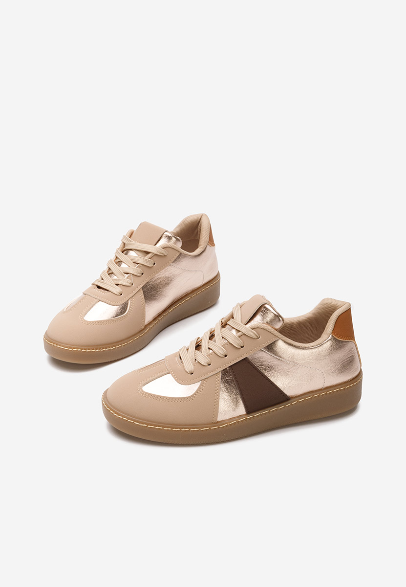 Khaki sneakersy damskie Abryana