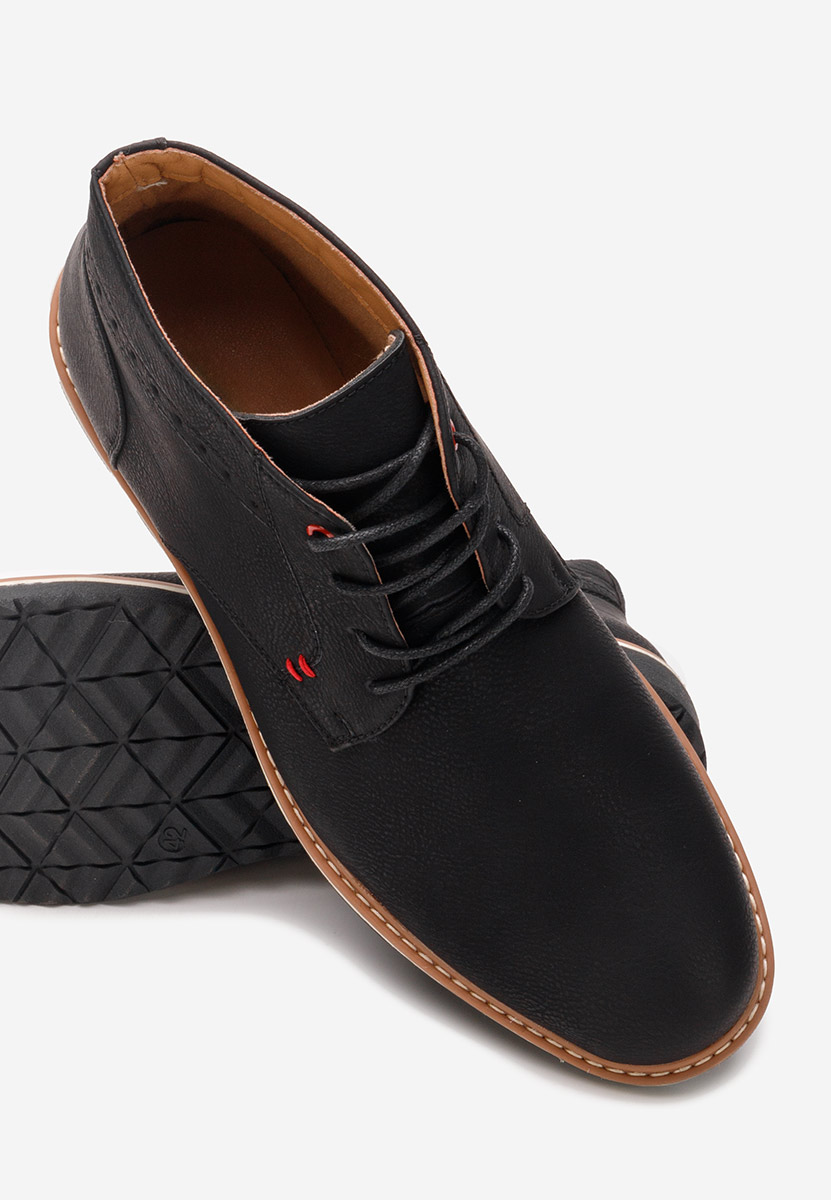 Czarne botki męskie Dhaval