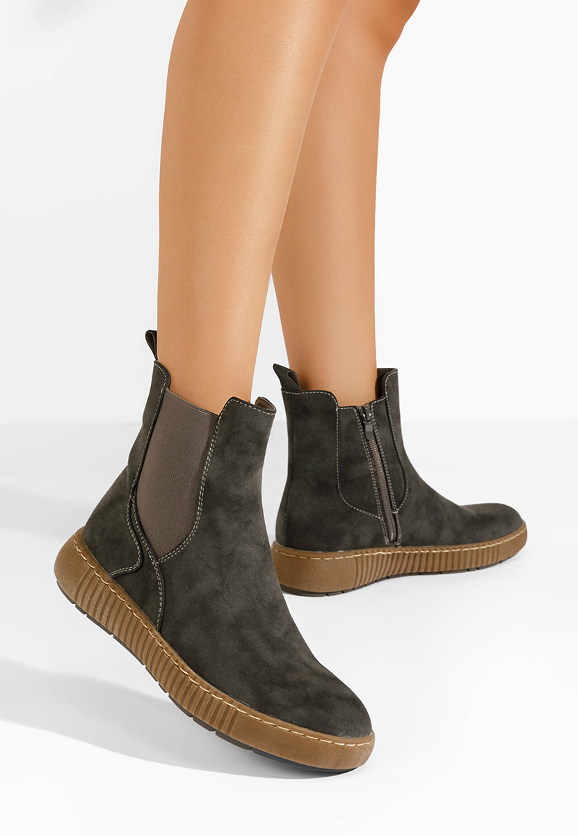 Szare botki chelsea Sheela