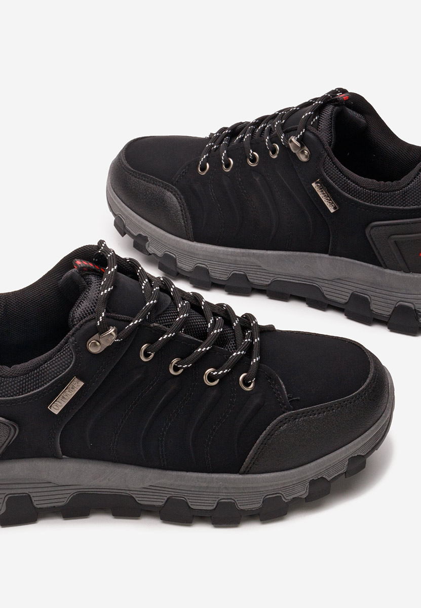 Czarne półbuty męskie Tonsi