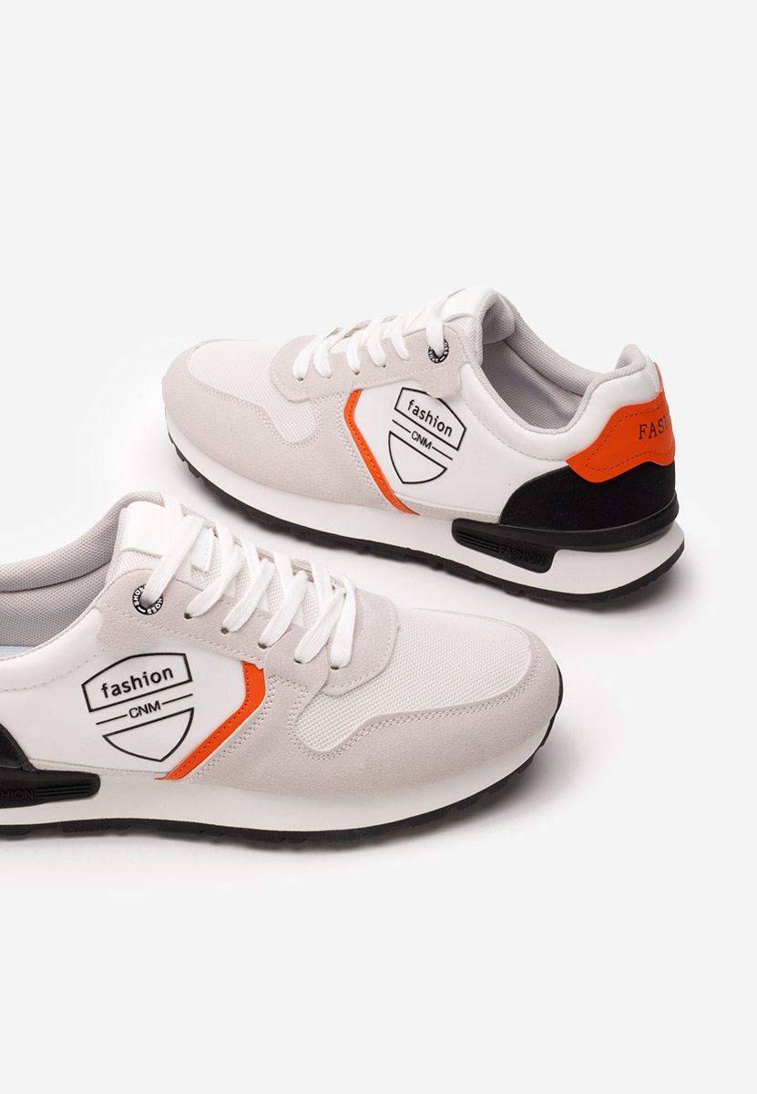 Białe sneakersy męskie Garey