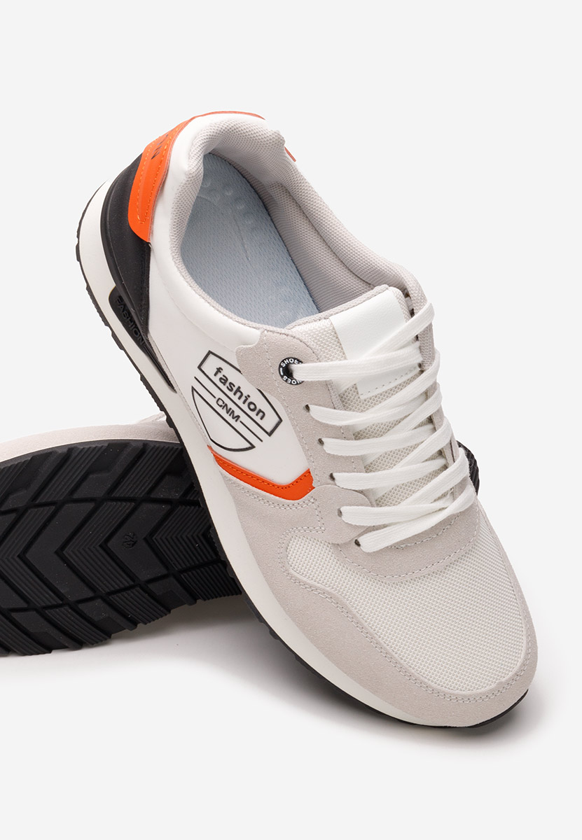 Białe sneakersy męskie Garey