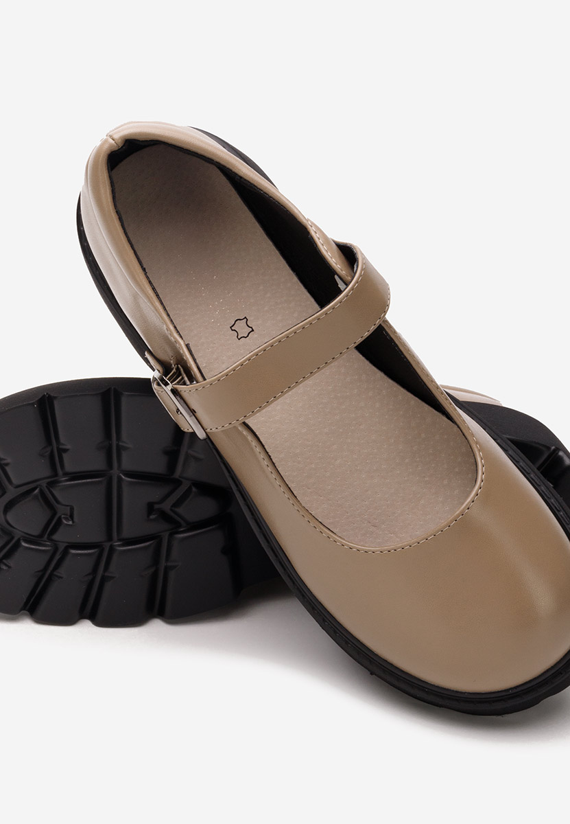 Khaki półbuty damskie Anghela V2