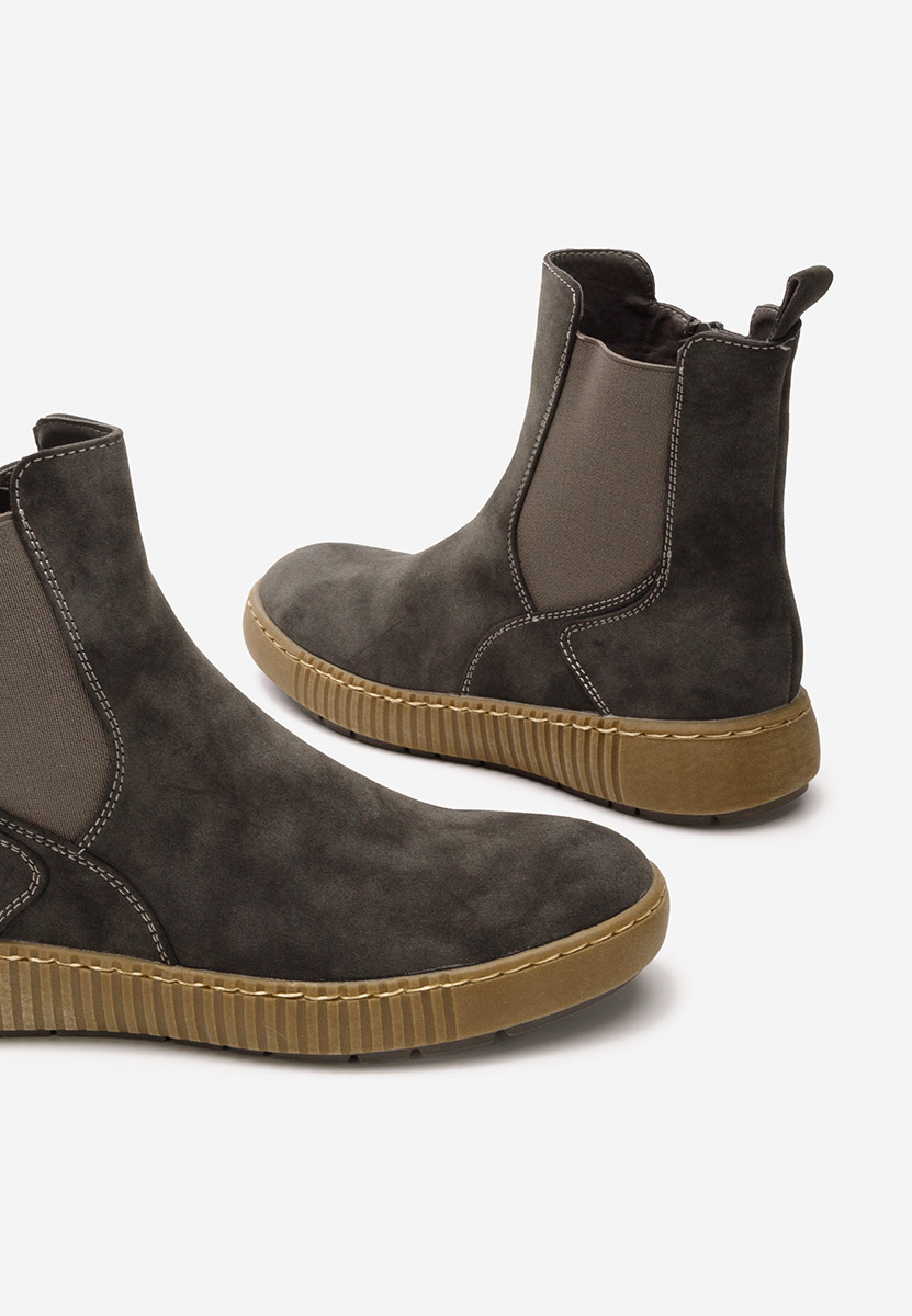 Szare botki chelsea Sheela