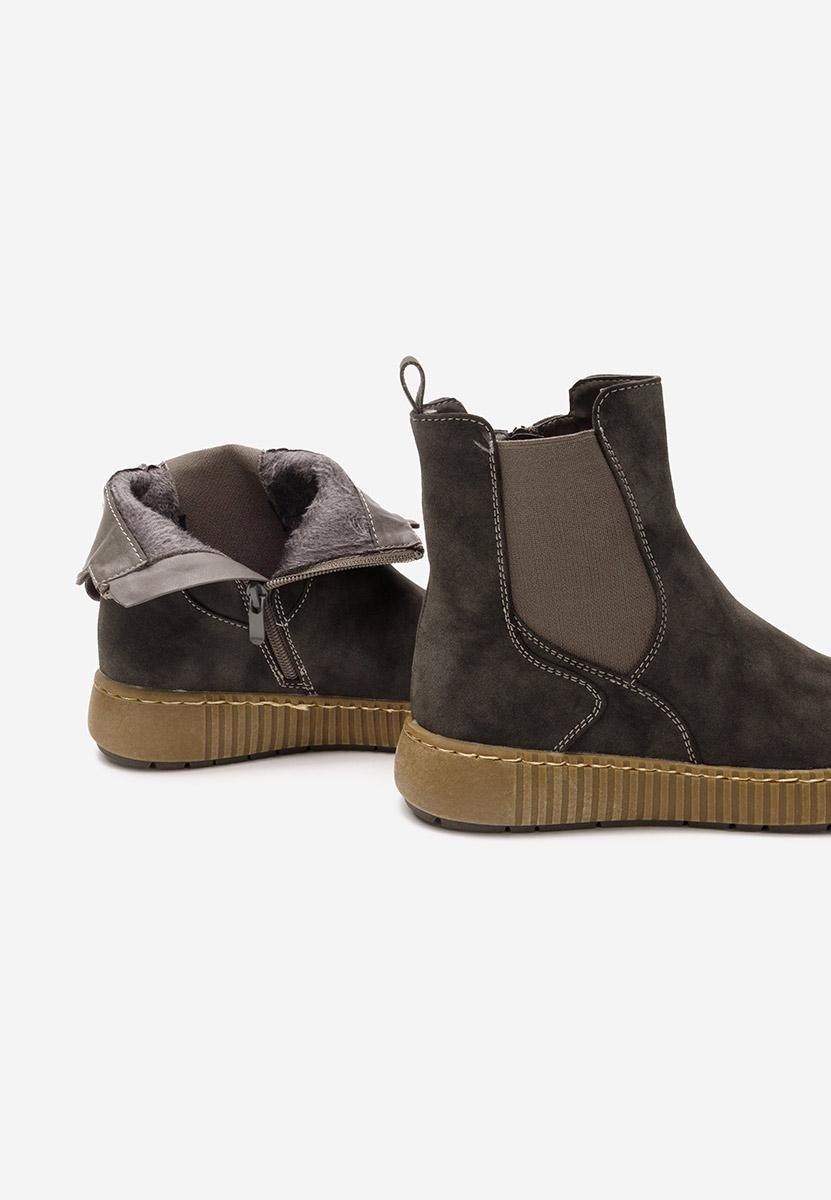 Szare botki chelsea Sheela