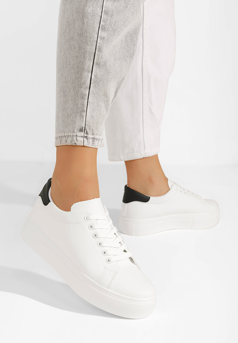Białe sneakersy damskie Arriba