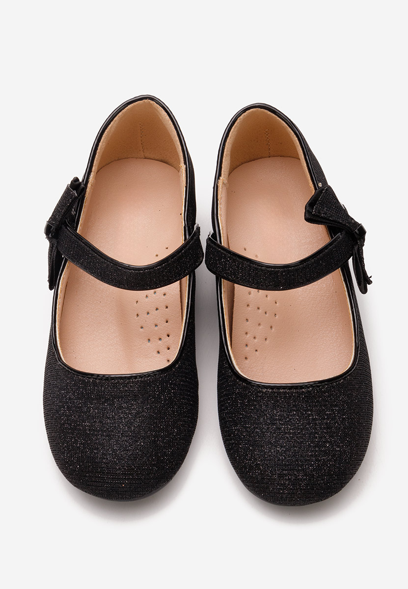 Czarne półbuty dziewczęce Fozzy