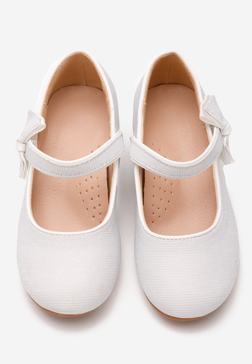 Białe półbuty dziewczęce Fozzy