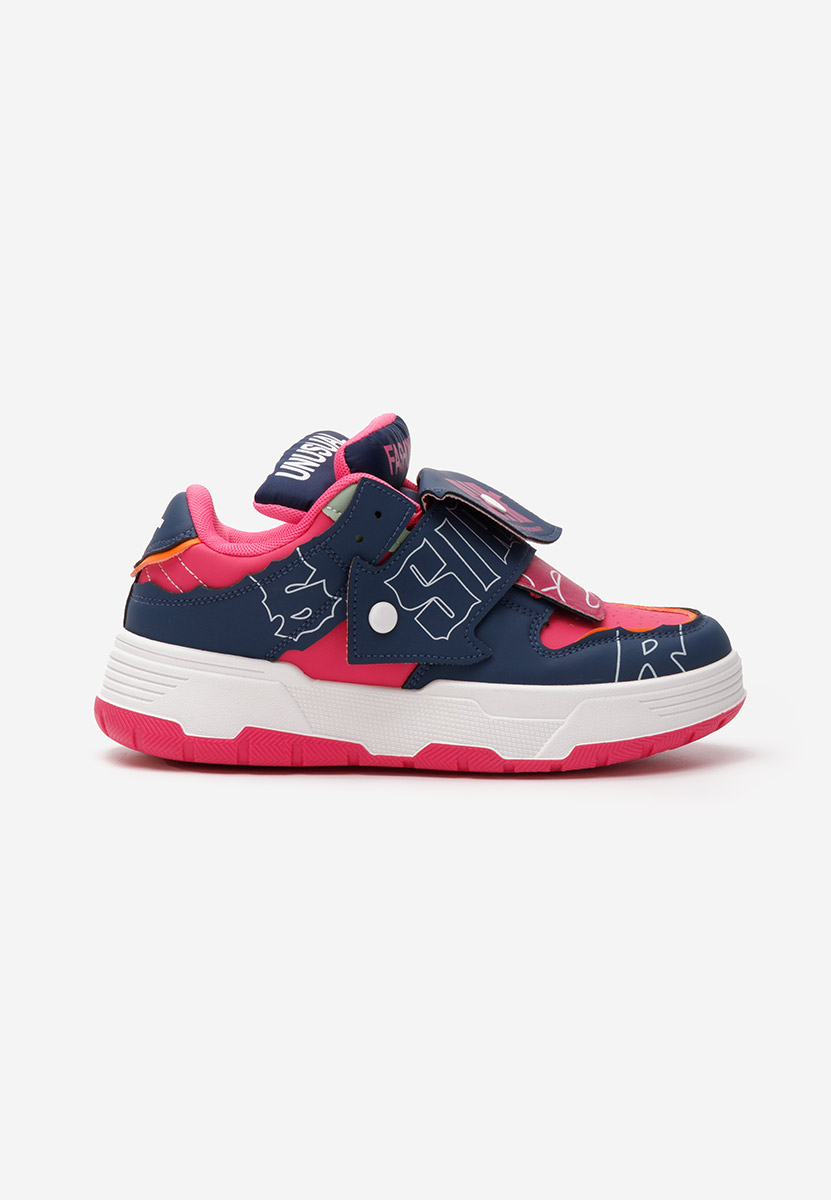 Niebieskie sneakersy na koturnie Sirvanna