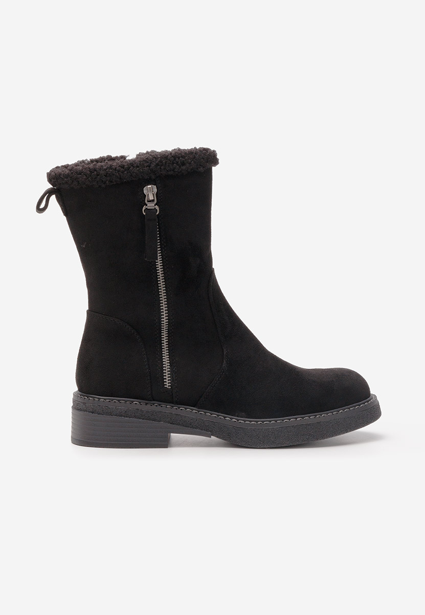 Czarne kozaki damskie Midna V3