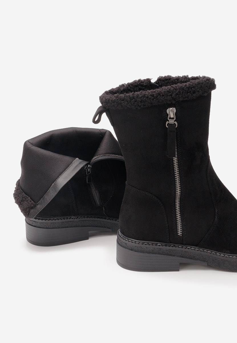 Czarne kozaki damskie Midna V3