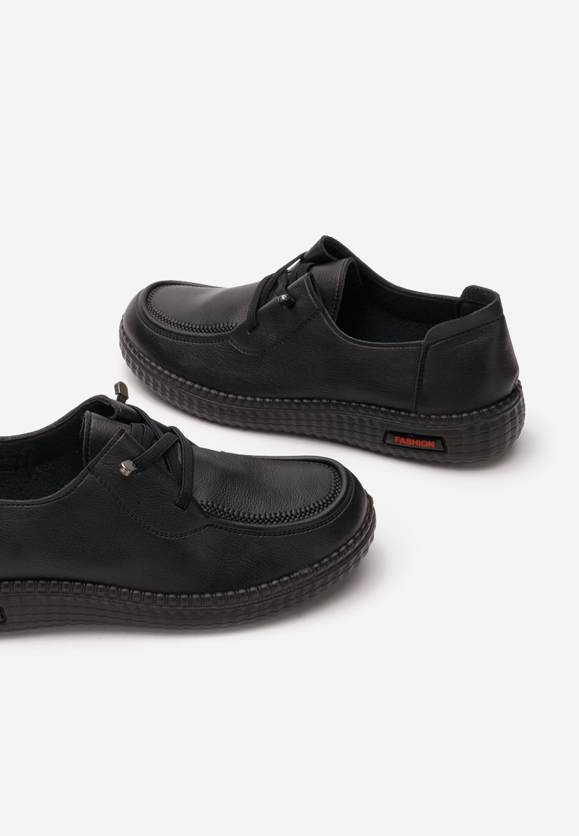 Czarne półbuty damskie Robyn