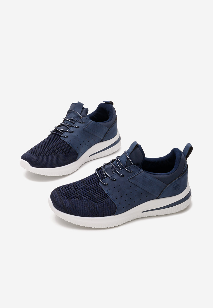 Granatowe sneakersy męskie Galten