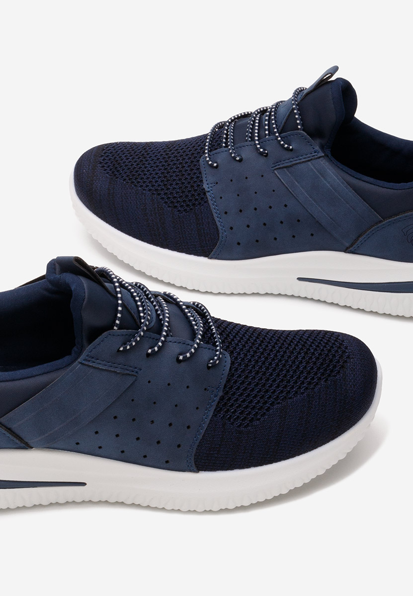 Granatowe sneakersy męskie Galten