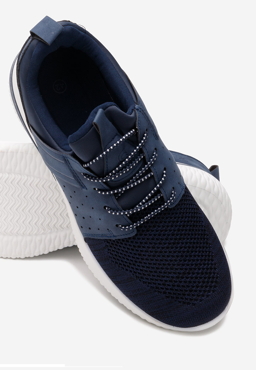 Granatowe sneakersy męskie Galten