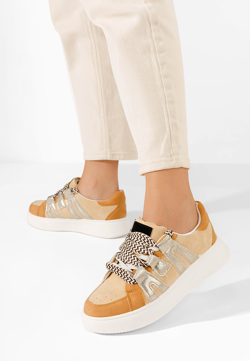 Khaki sneakersy damskie Tommy
