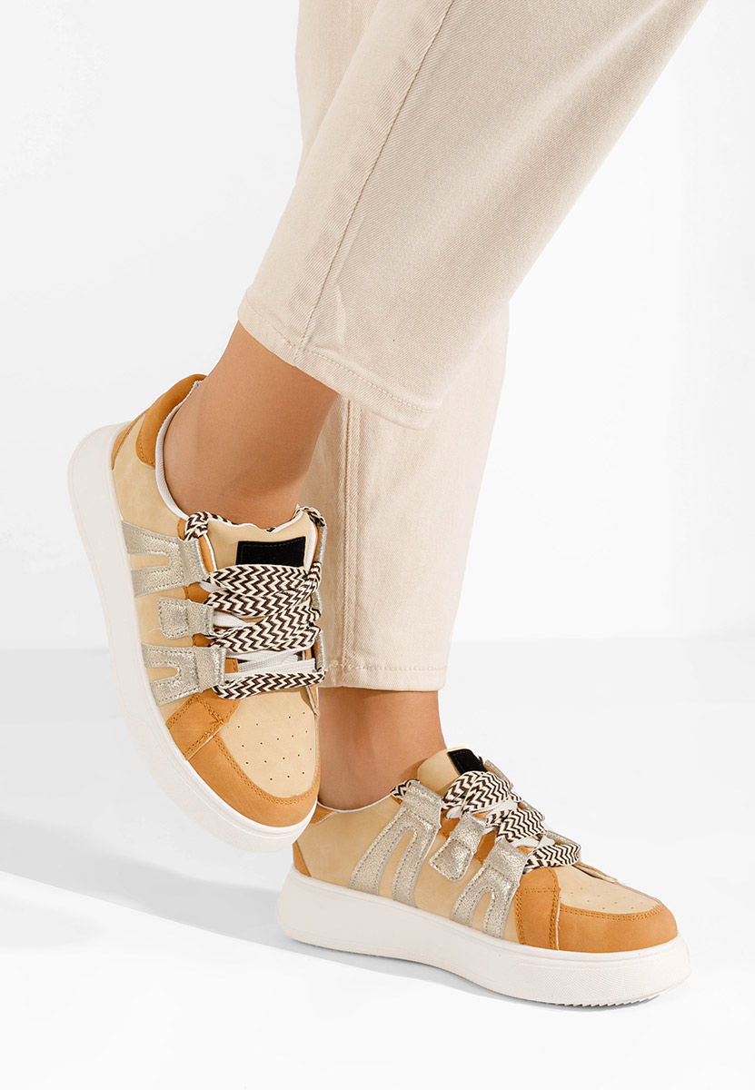 Khaki sneakersy damskie Tommy
