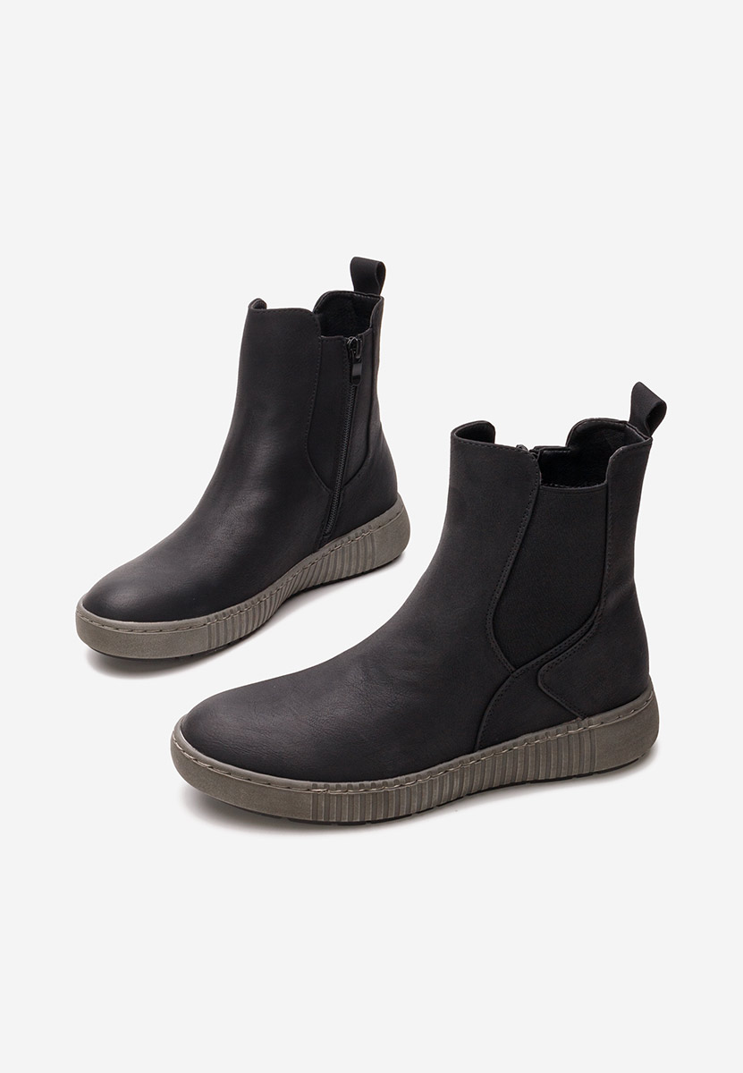 Czarne botki chelsea Sheela