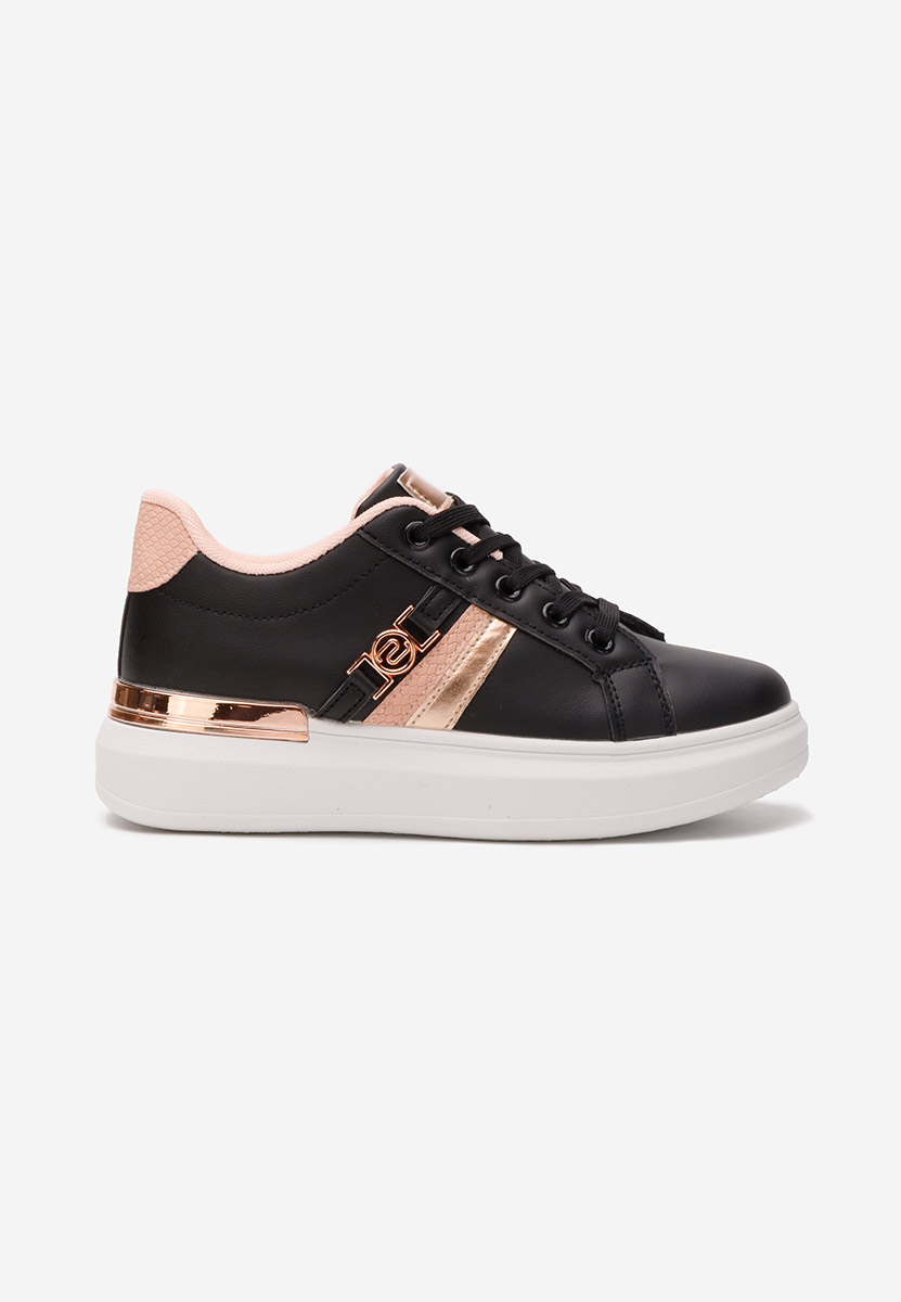 Czarne sneakersy dziewczęce Kluno